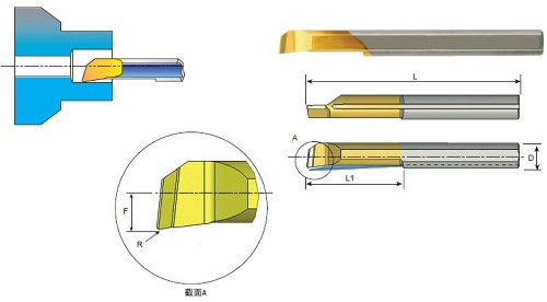 非标刀具 小孔径车刀
