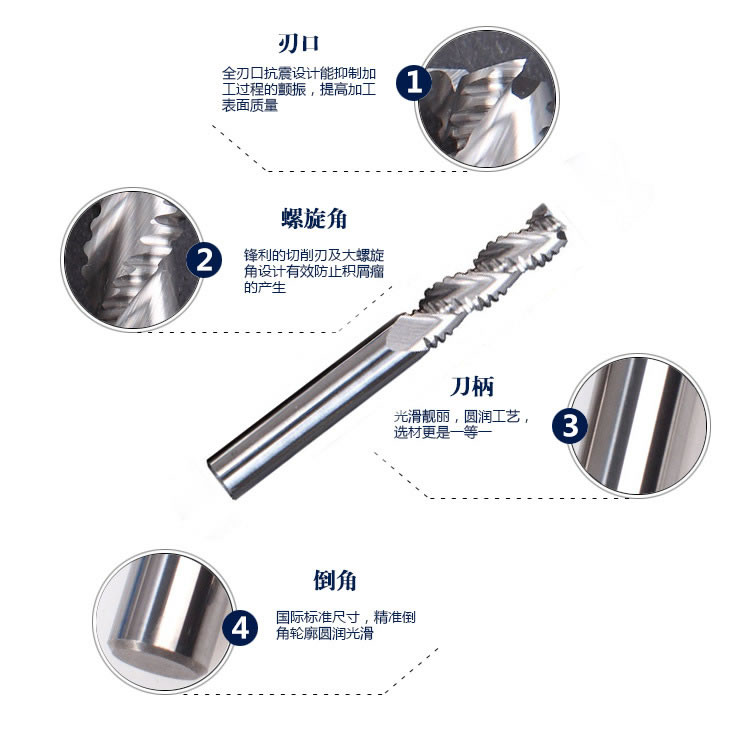 铝合金粗皮铣刀简介