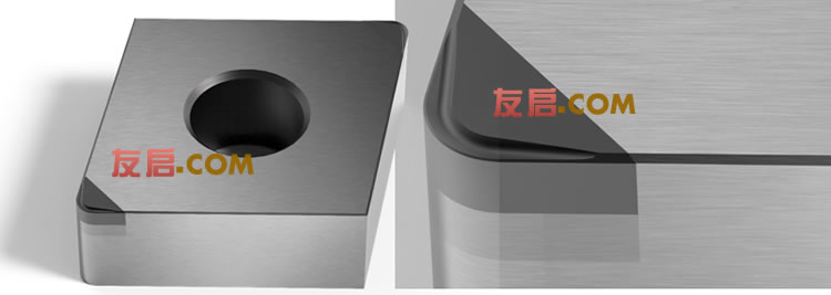 带槽型CBN刀片实物图片